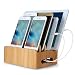 Produktbild Upow Bambus Stand Stand Multifunktions Version Docking Station Ladestation Halterungs für iPhone iPad