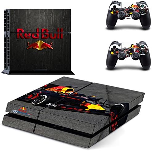 Formula 1 F1 Red Bull Racing PS4 Vinyl Skin Sticker Decal for Console &amp; 2 Controllers NEW