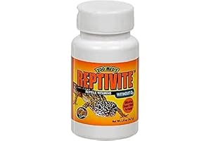 Zoo Med Reptivite Without D3 Reptile Vitamin & Calcium Powder 2 oz.