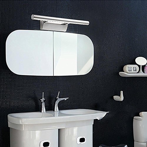 Preisvergleich Produktbild LED wandleuchte Licht im Bad Moderne einfache Edelstahl einstellbar Winkel Anti-Fog-Spiegel Schrank Lichter 40cm