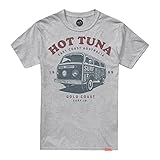  Hot Tuna Surf Van-Mens T Camiseta, Gris (Grey Marl SPO), Large para Hombre