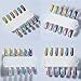 CLAVUZ 1g/Box Laser Holographic Nail Powder Rainbow Chrome Nail Powder Manicure Pigment Nail Art Tools