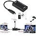 Produktbild FullBerg MHL Micro USB Stecker auf HDMI Buchse Adapter mit Schwarz USB Type C Adapter zu Micro USB für Handy Tablet TV
