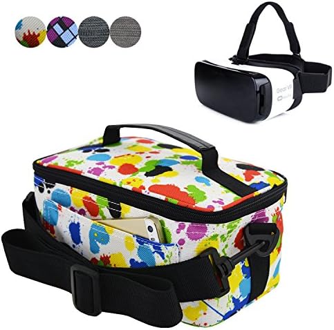 Samsung Gear VR Bag Case, ACdream Handmade Carrying Canvas Case Bag for Samsung Gear VR or other brands VR 3D Glasses, Graffiti