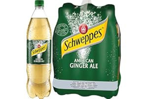 DPG Schweppes American Ginger Ale 6 x 1,25l (inkl. 1,50 Euro Pfand)