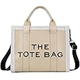 Work Tote Bags for Women - Trendy Personalized Oversized PU Leather Tote Bag Top-Handle Shoulder Crossbody Bags