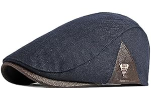 JAOAJ Boinas Hombre Gorras Plana Moda Gorra Irlandesa Beret Cap Gorra de Vendedor de Periódicos Ajustable Cabbie Sombrero de conducción Newsboy Flat Cap