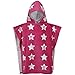 Lazy Jacks Pink Hooded Poncho Towel
