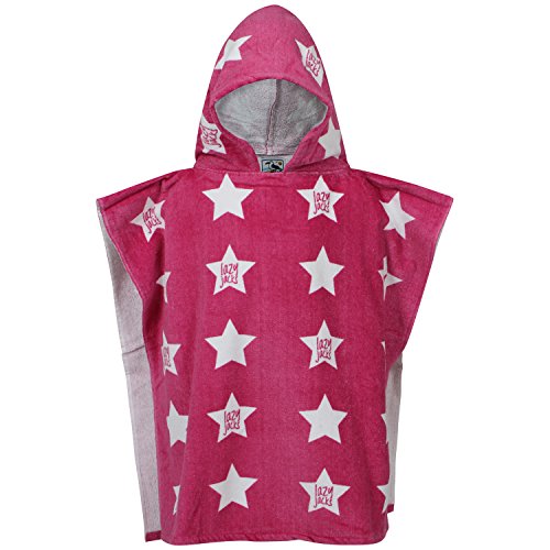Lazy Jacks Pink Hooded Poncho Towel