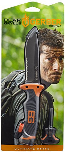 LiteXpress Gerber Set, Gerber Bear Grylls Messer Ultimate GE31-000751 und LiteXpress X-Tactical 104 LED-Taschenlampe bis zu 190 lm LXL447001B SET-KOMBI64 - 4
