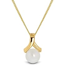 Miore Orecchini A Lobo In Oro Giallo 9kt Con Perle D'Acqua Dolce – Eleganti E Ipoallergenici