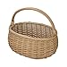 RURALITY Eco-friendly Willow Wicker Storage Basket with Handle