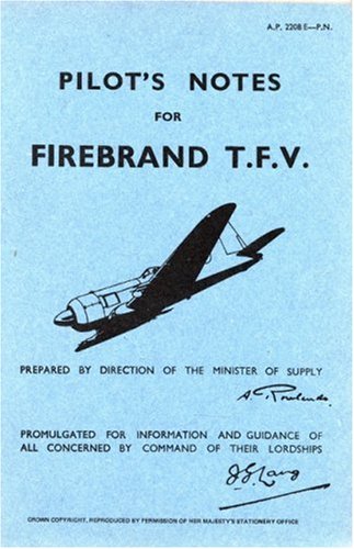 Preisvergleich Produktbild Blackburn Firebrand TFV (Pilot's Notes)