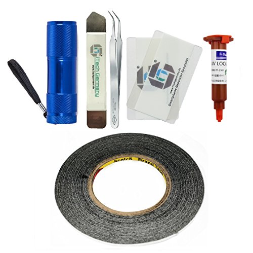 iTG® PROFI Smartphone Displayglas Klebe-Set - 5ml LOCA UV Flüssigkleber TP-2500 + 9 LED UV-Taschenlampe + 50m Doppelseitiges 3M Klebeband in 2mm Breite + iTG® Werkzeug-Set reviews iTG® PROFI Smartphone Displayglas Klebe-Set - 5ml LOCA UV Flüssigkleber TP-2500 + 9 LED UV-Taschenlampe + 50m Doppelseitiges 3M Klebeband in 2mm Breite + iTG® Werkzeug-Set