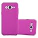 Price comparison product image Cadorabo Case works with Samsung Galaxy J5 2015 in FROSTY PINK - Shockproof and Scratch Resistent Plastic Hard Cover - Ultra Slim Protective Shell Bumper Back Skin