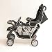 Exclusive Tandem - Twin Pram black - BambinoWorld