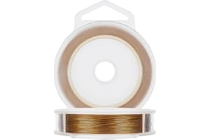 BENECREAT 100m 0.3mm 7 Hilos Recubiertos de Nylon 304 Alambre de Acero Inoxidable Alambre de Cola de Tigre Alambre de Hilo para Collar Pulsera Abalorios Fabricación de Joyas