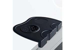 IDEAL SWAN Tamper Mat, Almohadilla Prensador Cafe Mat de Silicona, Portafiltro Accesorios Barista Espresso Alfombrilla de Manipulación de Café Sage Tamping Mat con protección de bordes