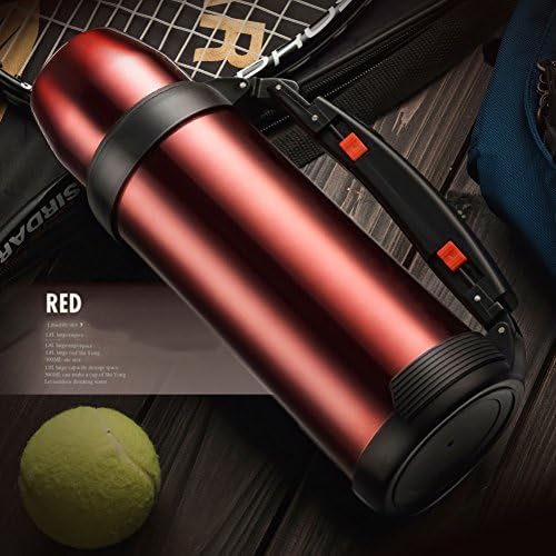 HURBHDGYDFMNV European pure color vacuum flask Stainless steel vacuum flask Car Outdoor Bulk-glass Pure color warm kettle-B 11.9x9.7x28.5cm(5x4x11inch)