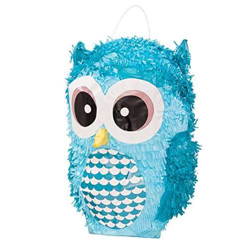 PINATA-SET: Pinata Süße Eule + Schläger + Maske + Trolli Süßigkeiten-Füllung + Konfetti – PARTYMARTY GMBH® - 4