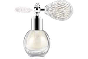 GL-Turelifes Highlighter Loose Powder Spray Glitter Powder Spray Shimmer Sparkle Powder Makeup Spray for Hair Face Body Cosmetic (#1 Pearl White)