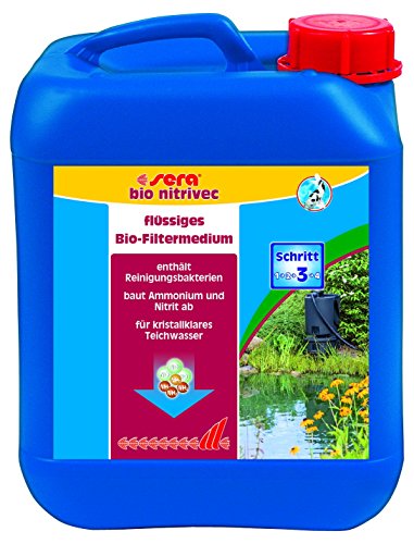 sera 07500 pond bio nitrivec 5000 ml - Das Flüssigfiltermedium der Extraklasse für den Gartenteich