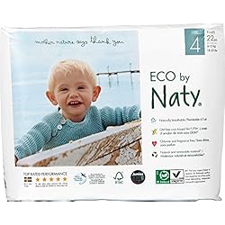 Naty by Nature Babycare - Culottes d'Apprentissage Écologiques Jetables - Maxi Plus - Poids: 8 - 15 Kg - Lot de 4(x 22 Couches)