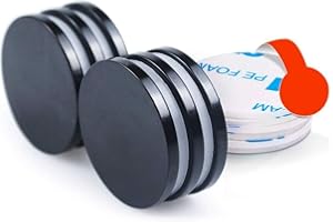 FEYG Waterproof Neodymium Magnets, Powerful Neodymium Fridge Magnet, DIY, Kitchen Magnets (30 x 3 mm, 6 Pieces)