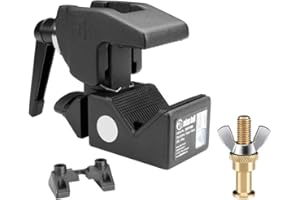 ah Stands SCP710B Adam Hall Accessories Super Clamp Universal Hook with Knob SCP710BSET1