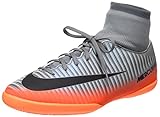 Kinder Nike Unisex-Kinder MercurialX Vcty 6 Cr7 DF IC Fußballschuhe, Grau (Cool MTLC Hematite-Wolf Grey-Total), 37.5 EU
