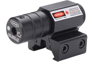 Goefly Telémetro del Visor, mira infrarroja de Cola de Milano Ajustable Mira del Punto Rojo para pistolas de balines o armas de airsoft