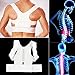 Produktbild Rückenbandage Rückenhalter Haltungskorrektur Geradehalter Stabilisator Weiss