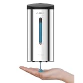 AIKE Classic Automatic Soap Dispenser, 750 ML Liquid Wall, Stainless Steel Finish, AK1205E