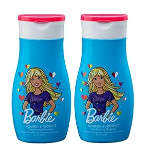 Barbie Conditioning Shampoo - Nourish & Protect 200ml | Sulphate & Paraben Free | Dermatologically Tested | Pack of 2