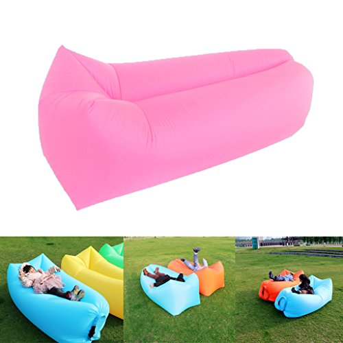 Fast Inflate reclinable /aire al aire libre dormir sofá muebles portátiles/ impermeable / tela de nylon de tela de frijol,para el verano Camping / playa / interior dormir / trampolín