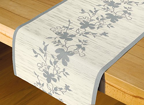 Stilvoller OUTDOOR – Tischläufer “ AMAZING “ in lindgrün / grün / coffee – Größe 40×150 – der perfekte Tischläufer für drinnen und draußen – geeignet für Haus, Terrasse, Balkon und Garten – ABWASCHBAR – WIND- und WETTERFEST – UV-BESTÄNDIG – RUTSCHFEST – geprüft nach Öko – Tex Standard 100 – MADE in GERMANY – auch in weiteren Farben erhältlich – aus dem KAMACA-SHOP - 7