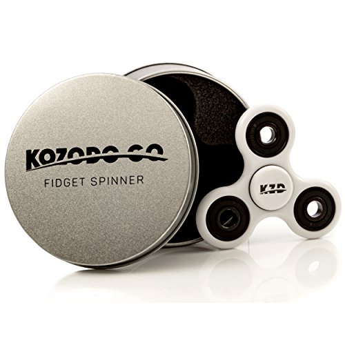 Fidget Spinner X10 - Premium Finish - Si3N4 Hybrid Ceramic High Speed Bearings Non-3D Printed (White) Tri Spinner Focus Tool - USA Prime Fidget Spinner X10 - Premium Finish - Si3N4 Hybrid Ceramic High Speed Bearings Non-3D Printed (White) Tri Spinner Focus Tool - USA Prime