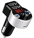 Produktbild FM Transmitter Bluetooth, Auto Radio Adapter Freisprecheinrichtung MP3 Transmitter mit Mic, U-Disk und TF Karte Slot (max. 64GB) & 2 USB KFZ Autoladegerät für iOS- und Android-Geräte