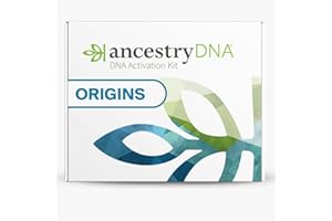 ANCESTRYDNA Personalised Genetic Results, DNA Ethnicity Test, Find Relatives, Heritage, Origins & Ethnicities, Family History, Complete DNA Test, 3600+ Regions and Journeys, Top Selling, Ethnicity Reports