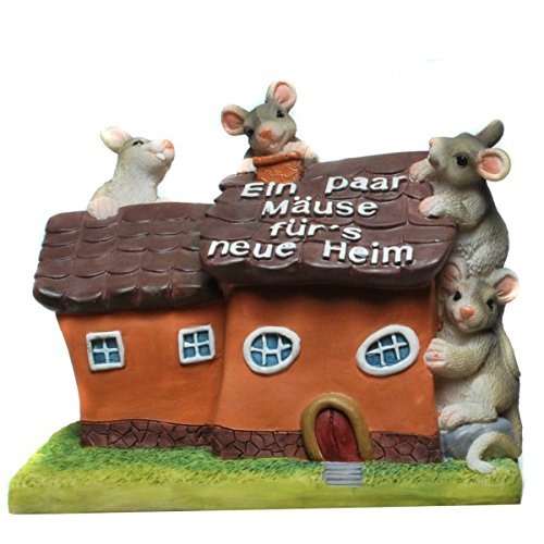 Spardose Haus Ein paar Mäuse für´s neue Heim Sparschwein Sparbüchse