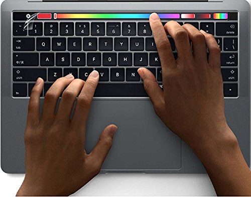 Se7enline Transparente Schutzfolie für Macbook Pro Touch Bar+Trackpad 3in1 Beschützer Glatte Oberfläche für 2016 neu Macbook Pro 15″ Zoll/15 inch Modell A1707 - 2