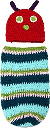 Lamaara®Baby Photography Clothes,Cut Baby Knitting Clothes (Caterpillar)