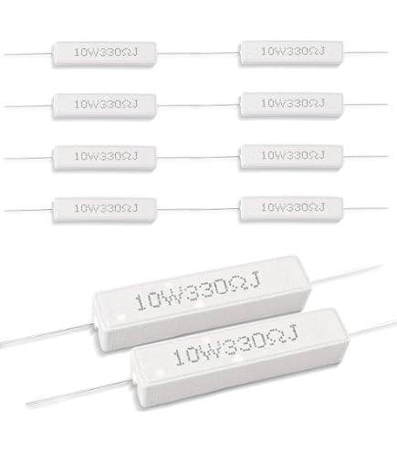 PATIKIL 100 Ohm Widerstände 20 Stück - 5W Keramik Zement Widerstand Kit ±5% Toleranz