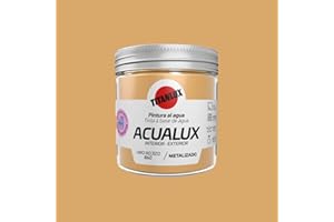 Titanlux Acualux pintura acrílica multiadherente Metalizado Oro Rojizo 75 ml