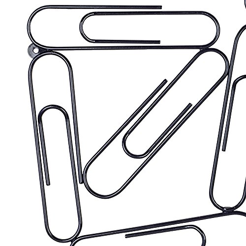 Pinnwand oder Memoboard Büroklammer Design – Schwarz - 2
