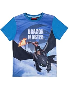 Dragons Jungen T-Shirt - blau
