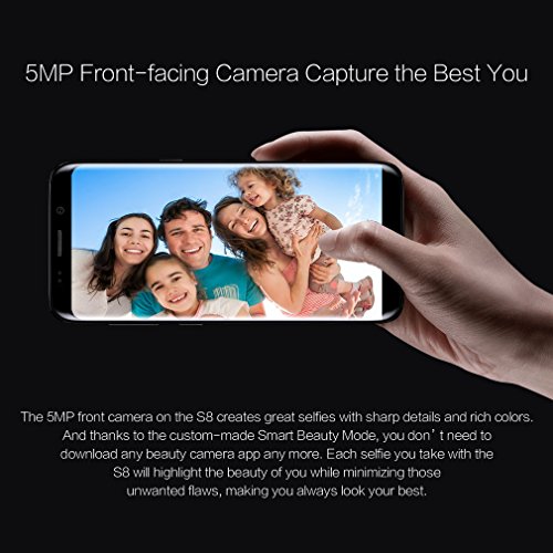 Offerte Cellulari Meiigoo S8 Smartphone 4G Android 7.1, 6.1'' HD 18:9 Full Display, 1.5Ghz MT6750 Octa-Core, 4GB RAM+64GB ROM, Doppia Fotocamera da 13MP, Batteria 3300mAh, Dual SIM- Nero