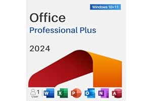 Microsoft Office 2024 Professionnel Plus | Licence à vie / SANS ABONNEMENT | 1 PC | Activation en ligne