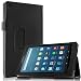 Produktbild Hülle für das neue Fire HD 8 (6. Generation - 2016), Infiland Slim Fit Folio PU-lederne dünne Kunstleder Schutzhülle Cover Tasche für Das neue Fire HD 8-Tablet, 20,3 cm (8 Zoll) HD Display(mit Auto Schlaf / Wach Funktion)(Schwarz)