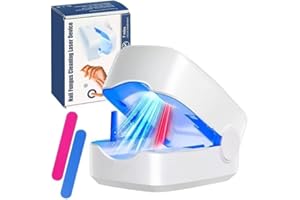 IUHFSIFS Appareil laser mycose des ongles avec lumière bleue 470 nm et infrarouge 905 nm, effet rapide 21 jours, certifié SGS – Sûr et sans douleur pour les champignons des ongles des pieds et des